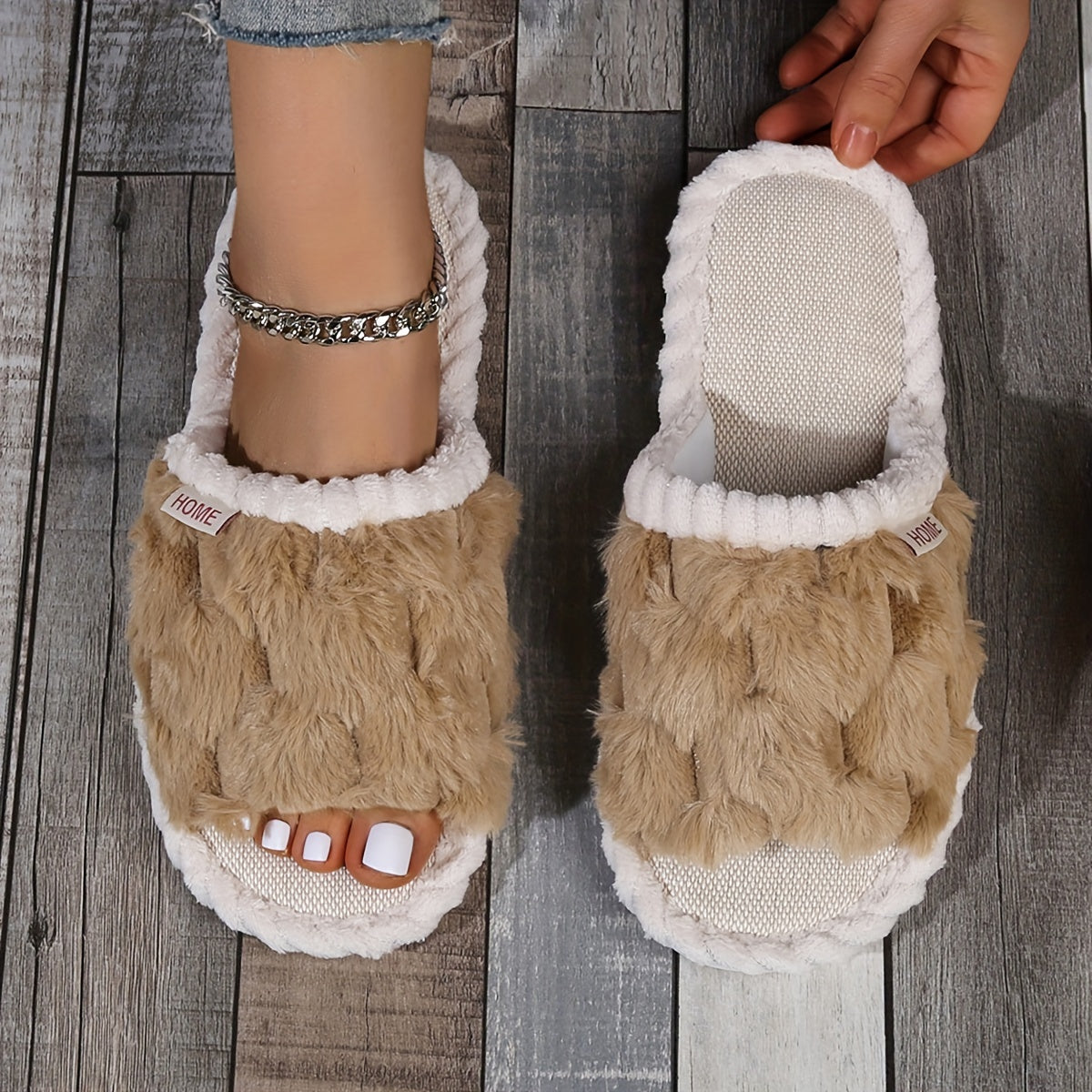 Cozy Faux Fur Slippers