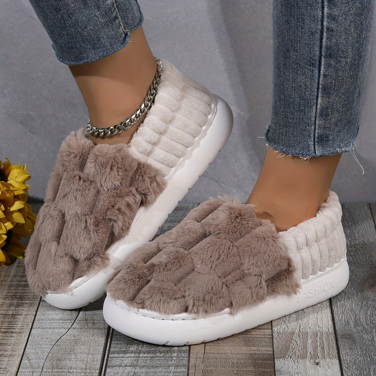 Cozy Faux Fur Slippers
