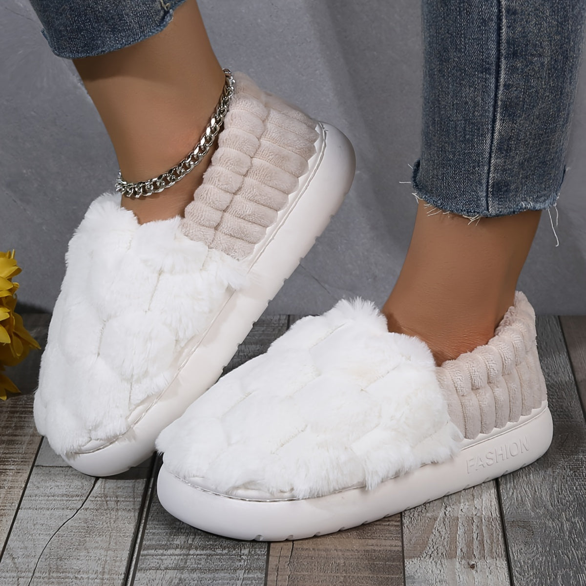Cozy Faux Fur Slippers