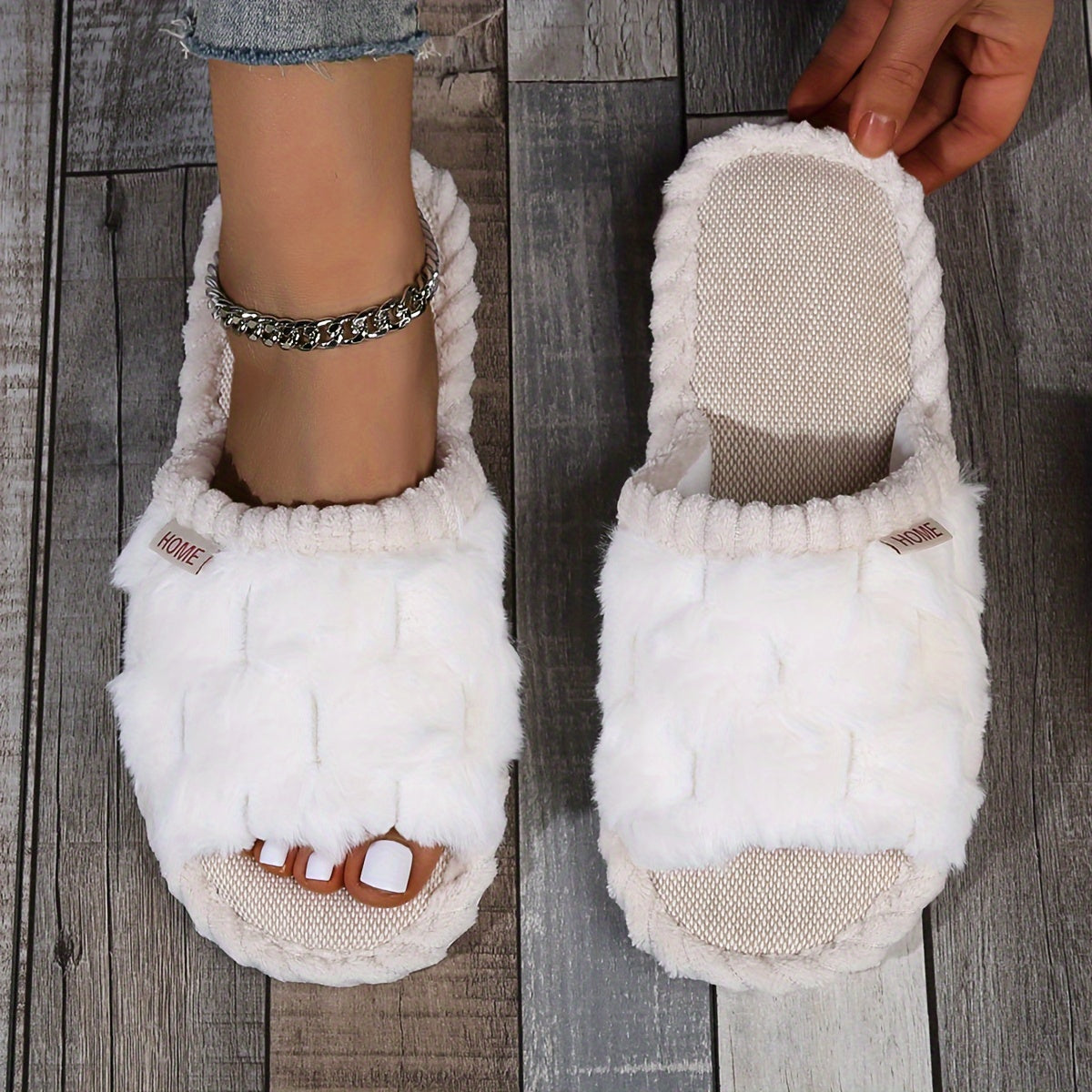 Cozy Faux Fur Slippers