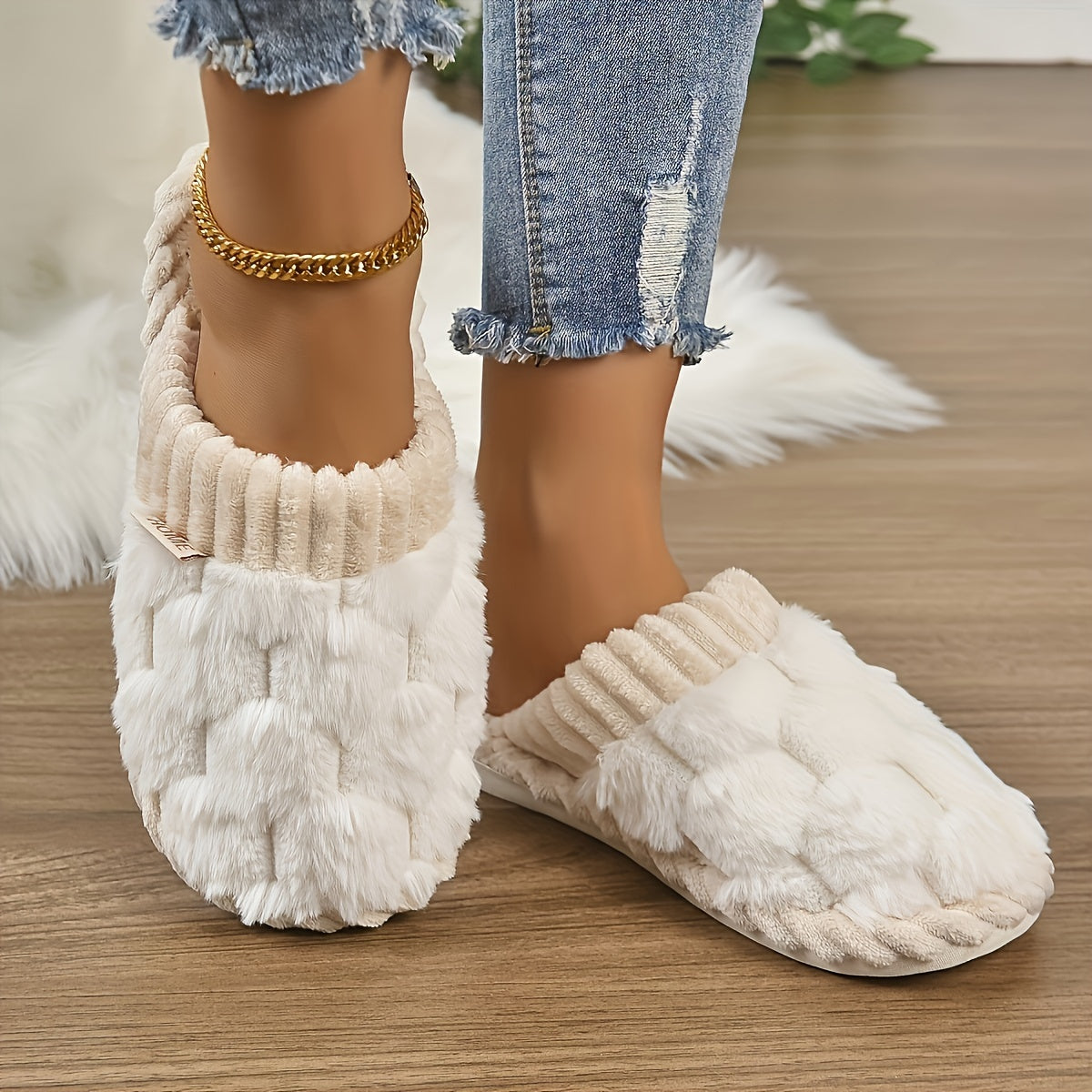 Cozy Faux Fur Slippers