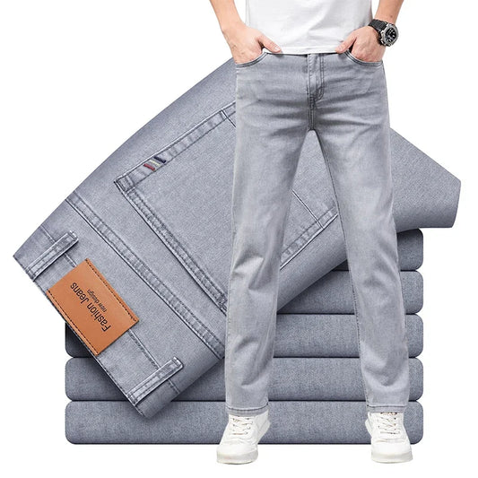 Summer Stretch Cotton Jeans