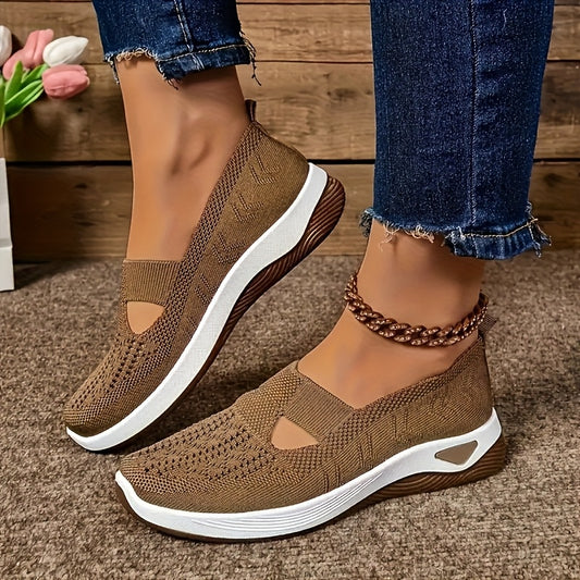 Lightweight Casual Women's Cut-out Sneakers