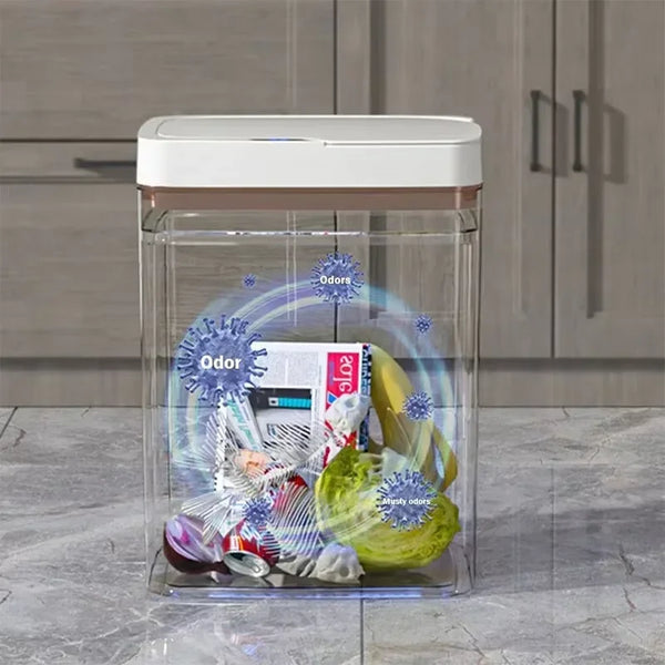 Wave-to-Hide Trash Can